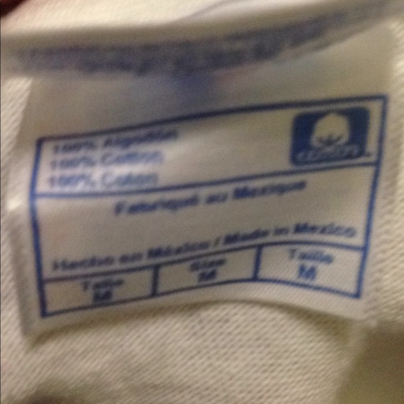 Men's tee shirt shirt sleeves sizes Medium color W - Picture 5 of 6